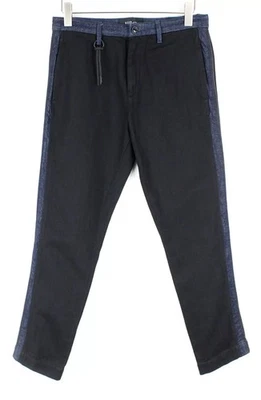 Replay Atelier Men's Jeans W31/L30 Slim Black Blue Cotton Slit Pockets - Image 1 of 4