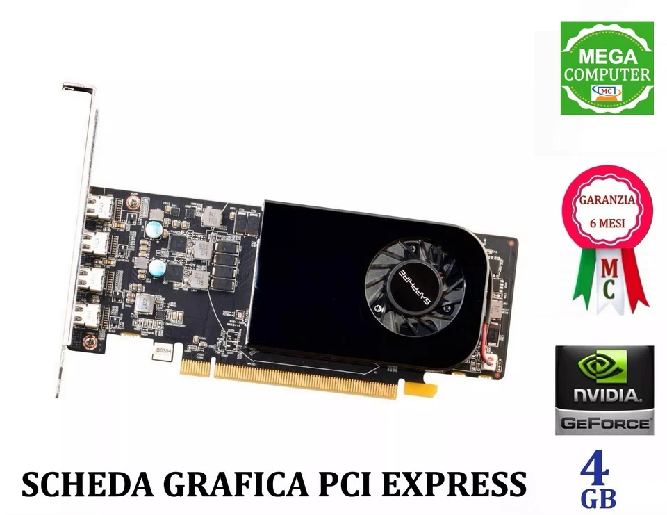SCHEDA GRAFICA PCI EXPRESS 4 GB SAPPHIRE GPRO 4200 - Immagine 1 di 1