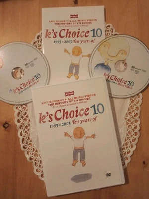 K's Choice 🇧🇪 10 🫧 Doppel-DVD Anniversary Concert + History 1993-2003 💚5 Std - Bild 1 von 4