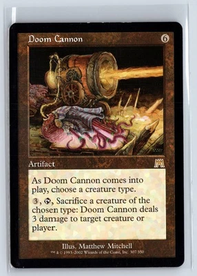 (2x) DOOM CANNON - Onslaught – MTG Magic the Gathering Card - Rare - Image 1 of 4