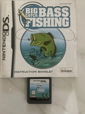 Big Catch Bass Fishing Nintendo DS Game With Manual Free Post - Image 1 of 3