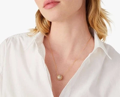 NUEVO CON ETIQUETAS Collar de bola esfera circonita cúbica colgante KATE SPADE en el punto para mujer Foto 1 de 4