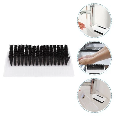  4 Pcs Nail Cleaner Plastic Brush Brosse Ongle À Ongles De Nettoyage - Photo 1/4