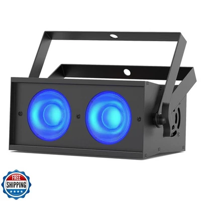 Stage Lights, 130W COB LED Blinder Lights Stage Spotlight, 4 in 1 RGBW DMX512 - Image 1 of 4