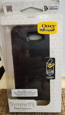 OtterBox Symmetry Case for Samsung Galaxy J3 2017 Luna Pro Amp Prime Black New - Image 1 of 4