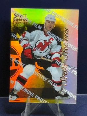 1996-97 Select Certificado Hockey #54 Scott Stevens Espejo Dorado New Jersey Devils Foto 1 de 2