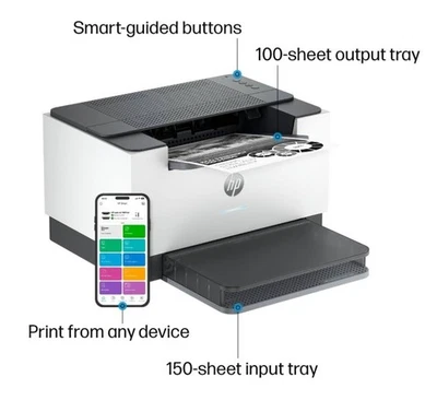 Stampante laser fronte retro ethernet wifi hp m207dw - Nuovo - Immagine 1 di 4