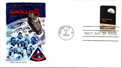 5.5.1969 Apollo 8 FDC - Fleetwood Cachet - Houston TX - J18882 - Image 1 of 2