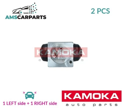 DRUM WHEEL BRAKE CYLINDER PAIR REAR 1110072 KAMOKA 2PCS NEW OE REPLACEMENT - Image 1 of 4