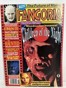 Fangoria #103 Horror Film Magazine Children Of The Night Future Of horror VF - Picture 1 of 2