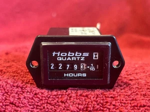 HOBBS 2" FLIGHT HOURS METER INDICATOR 2279.3 HOURS - Bild 1 von 7