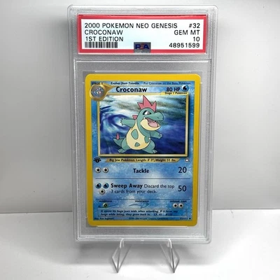 2000 Pokemon Neo Genesis 1st Edition Croconaw #32/111 PSA 10 GEM MINT POP 122 - Image 1 of 2