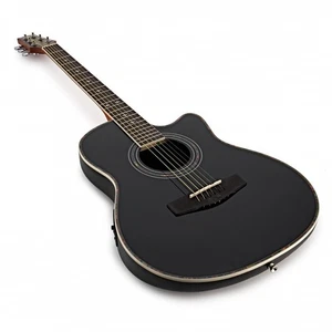 Gear4music Electro Acoustic Guitar – Single Cutaway, Built-in Pickup, In 4 color - Picture 1 of 25