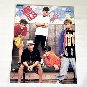 1990s New Kids On The Block NKOTB 3 Hole Punched File Folder Boy Band NEW - Bild 1 von 5