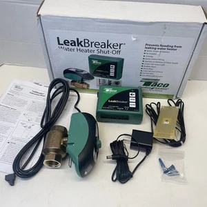 LeakBreaker Water Heater 3/4” Shut-Off Valve with Control & Sensor LB-075-H-2LF - Picture 1 of 14