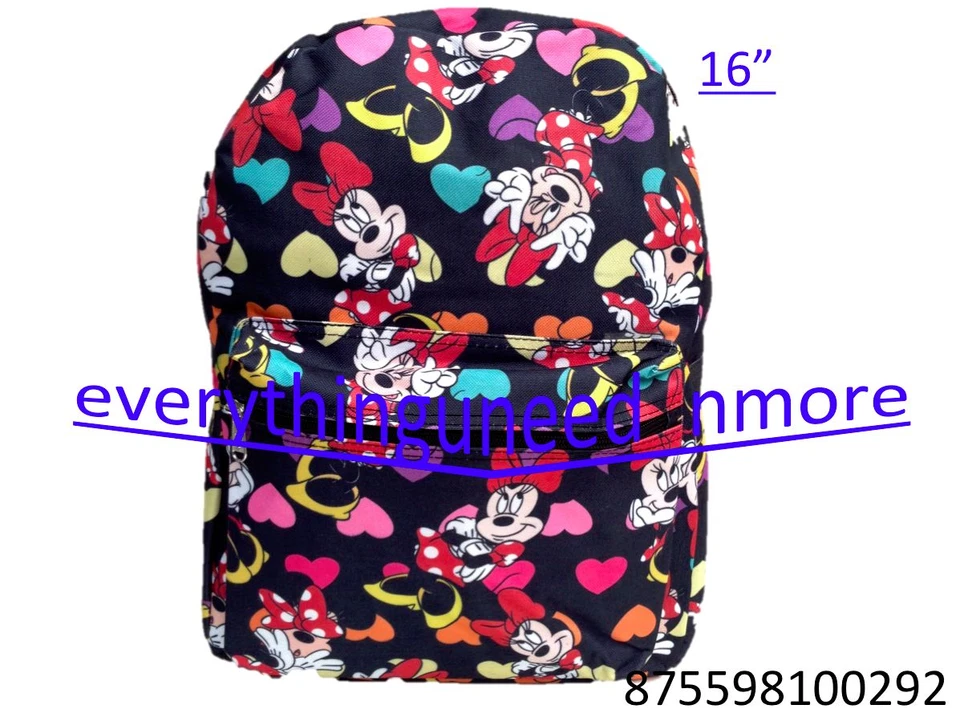 MOCHILA MINNIE MOUSE All overPrint 16''' — 0292 Foto 1 de 1