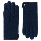 ROECKL Klassiker Herren Walk Handschuh Walkhandschuh Blau 100% Wolle Warm Neu