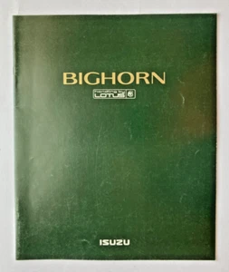 ISUZU BIGHORN Handling by LOTUS Catalogo vintage 22 pagine #U28 - Foto 1 di 4