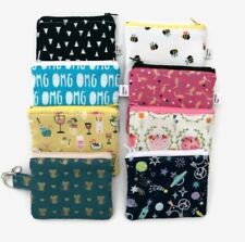 Small Zipped Handmade Fabric Coin Purse Various Colours