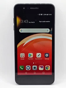 LG K9 16GB 2GB RAM 5" 12MP Android Smartphone Mobile - Black (Unlocked) - Afbeelding 1 van 12