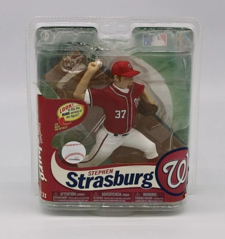 McFarlane MLB Series 31 Stephen Strasburg Figure NEW Washington Nationals Cover