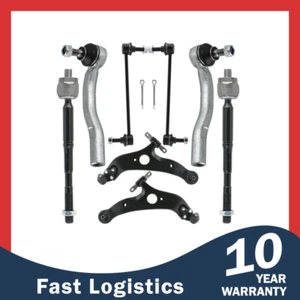 For Toyota Sienna Front Lower Control Arms Ball Joints Tie rods Kit 04-10 8Pcs - Picture 1 of 8