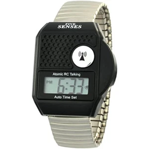 Five Senses Atomic Top Button English Talking Watch for Seniors Blind Low Vision - Picture 1 of 13