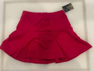 Polo Ralph Lauren Girls pony Print  Skater Skirt,pony Pink  Size M(8-10) #24 - Picture 1 of 5