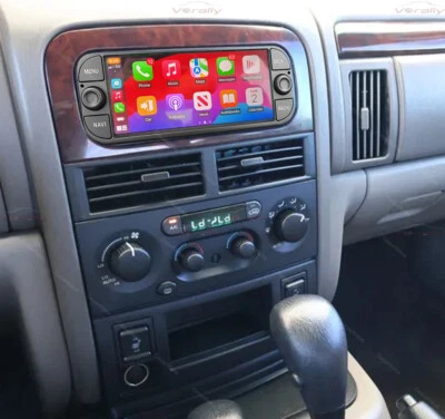 For Jeep Grand Cherokee WJ Car Stereo Apple CarPlay Android 12 Radio GPS Navi — 第 1/4 张图片
