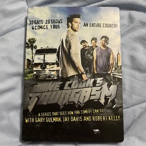 DANE COOK'S. TOURGASM .HBO. DVD. STEELBOOK Metal Case 3 Discs Used Great - Picture 1 of 4