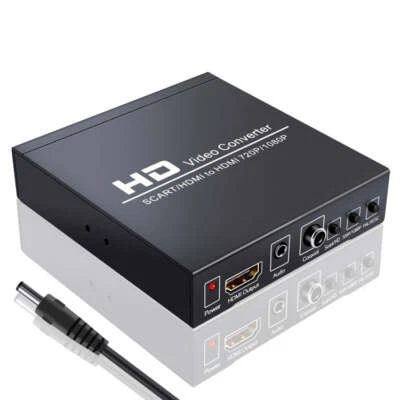 NEWKENG NK-8S SCART + HDMI to HDMI 720P / 1080P HD Video Converter Adapter Scale - Image 1 of 4