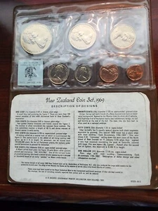 1969 NEW ZEALAND UNCIRCULATED COIN SET - Picture 1 of 3
