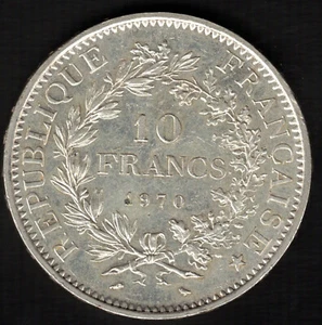 MONEDA FRANCIA - 10 FRANCOS 1970 - PLATA - Picture 1 of 2