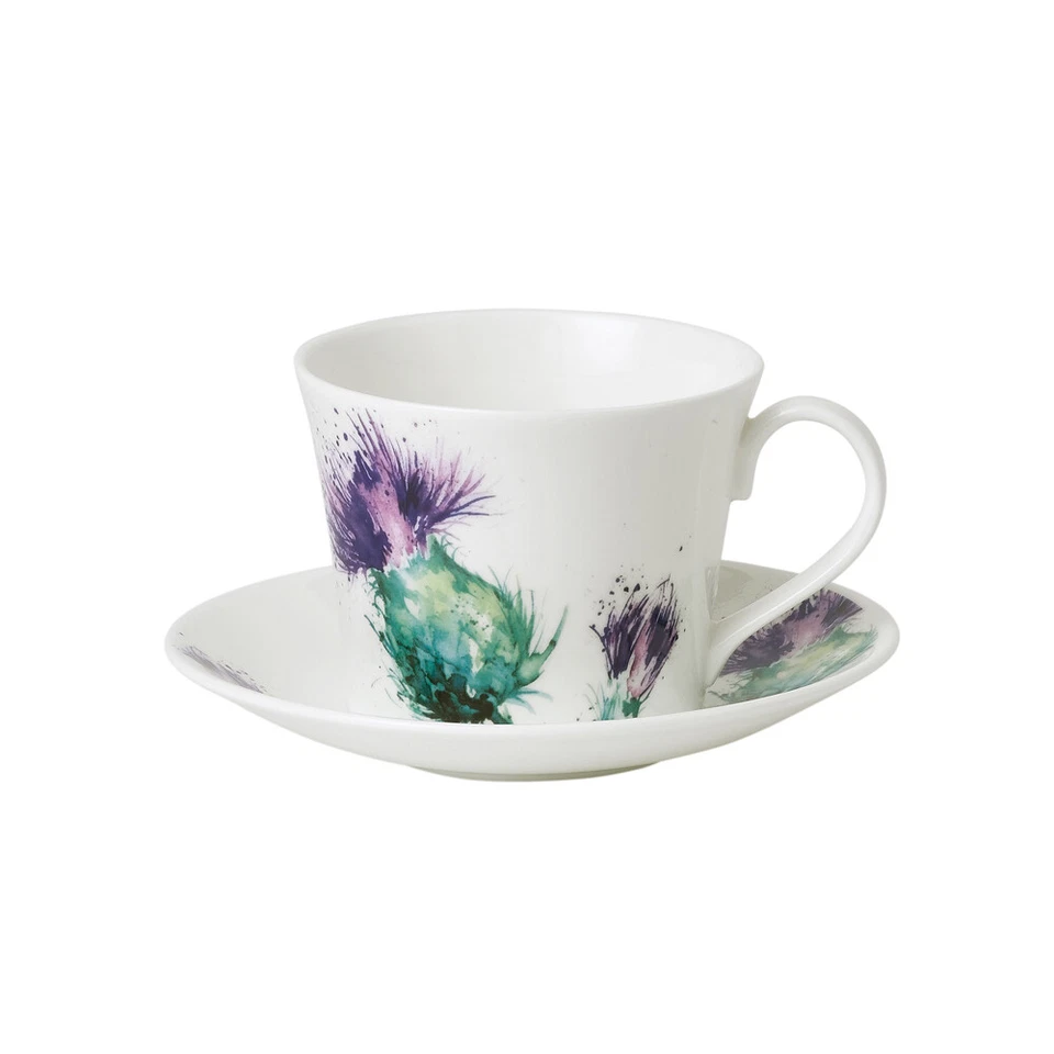 Ensemble déjeuner Chardon 45 cl porcelaine 10.5 cm Roy Kirkham - Photo 1/1