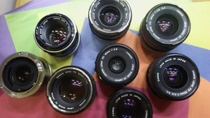 ,, Canon FD Lens 28mm 50mm 25-80mm 35-70mm 75-205mm 2x Teleconverter - Picture 1 of 158