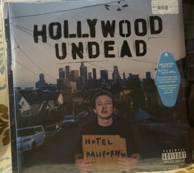 Sealed New 2LP Record Vinyl HOLLYWOOD UNDEAD Hotel Kalifornia LIMITED ColorVinyl — 第 1/2 张图片