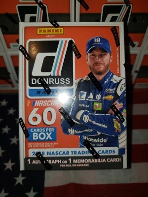 2018 Panini Donruss NASCAR Racing Factory Sealed Blaster Box - 1 Auto Or Mem/Avg - Image 1 of 4