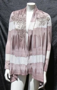 ALLSAINTS SPITALFIELDS Cotton Modal Knit Broken Venom Cardigan sz XS UK 6 as is - Picture 1 of 6