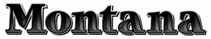 2 KEYSTONE RV TRAILER "MONTANA" LOGO DECALS GRAPHIC - 32" x 5" - Picture 1 of 3