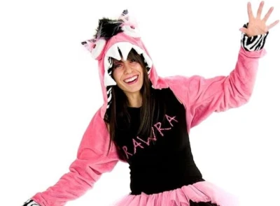 Monstar Cyclops Eye Monster RAWRA SHRUG Hoodie Halloween Costume Women M/L 8-14 - Image 1 of 3