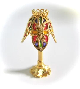 dollhouse doll house miniature ELECTRIC TIFFANY TABLE LAMP MULTI COLOR 12 VOLT - Picture 1 of 2