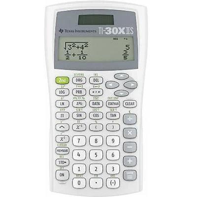 Texas Instruments Ti30xiis White Scientific Calculator
