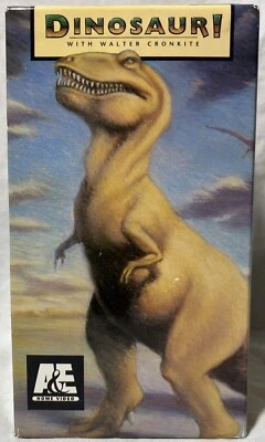A&E Dinosaur! 4 VHS Tape Set Walter Cronkite "Biggest Story Ever Told" Promo 90s - Image 1 of 4