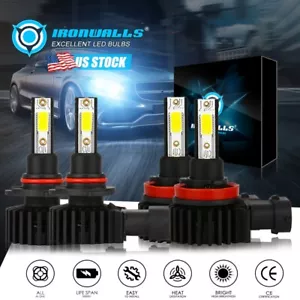 Bombillas de faro LED blancas de 6000 k para Honda Accord 2008-2017 haz alto bajo brillante - Imagen 1 de 12