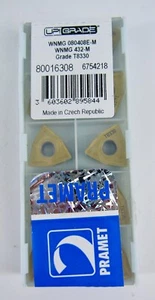 PRAMET WNMG 080408 E-M T8330 - Hartmetalleinsätze x 10 Neu - WNMG080408 WNMG432 - Bild 1 von 2