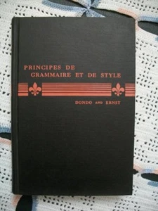 Principes de Grammaire et de Style (Dondo and Ernst, 1940 HC) French and English - Picture 1 of 12