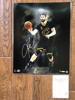 Kevin Love Autographed 16x20 Photo Cavaliers UDA Intensity Limited Edition 13/30 - Image 1 of 4