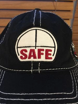 Rocky Mountain Elks Foundation Safe Hat Black Cap REMF   Back NWOT - Image 1 of 4