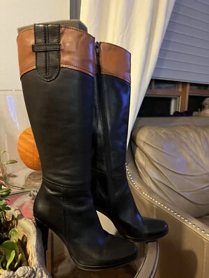 Bota Sesto Meucci hasta la rodilla 81801 negra Foto 1 de 4