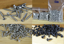 Screws For Bumper Feet / Stainless Steel / Square Drive #2 / Black / Zinc